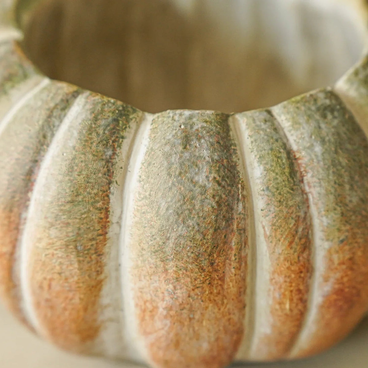 Fall Ombre Cement Pumpkin Planters | 3 Sizes - Napa Valley Wildflower Co.