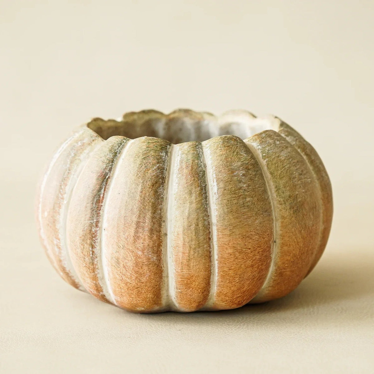 Fall Ombre Cement Pumpkin Planters | 3 Sizes - Napa Valley Wildflower Co.