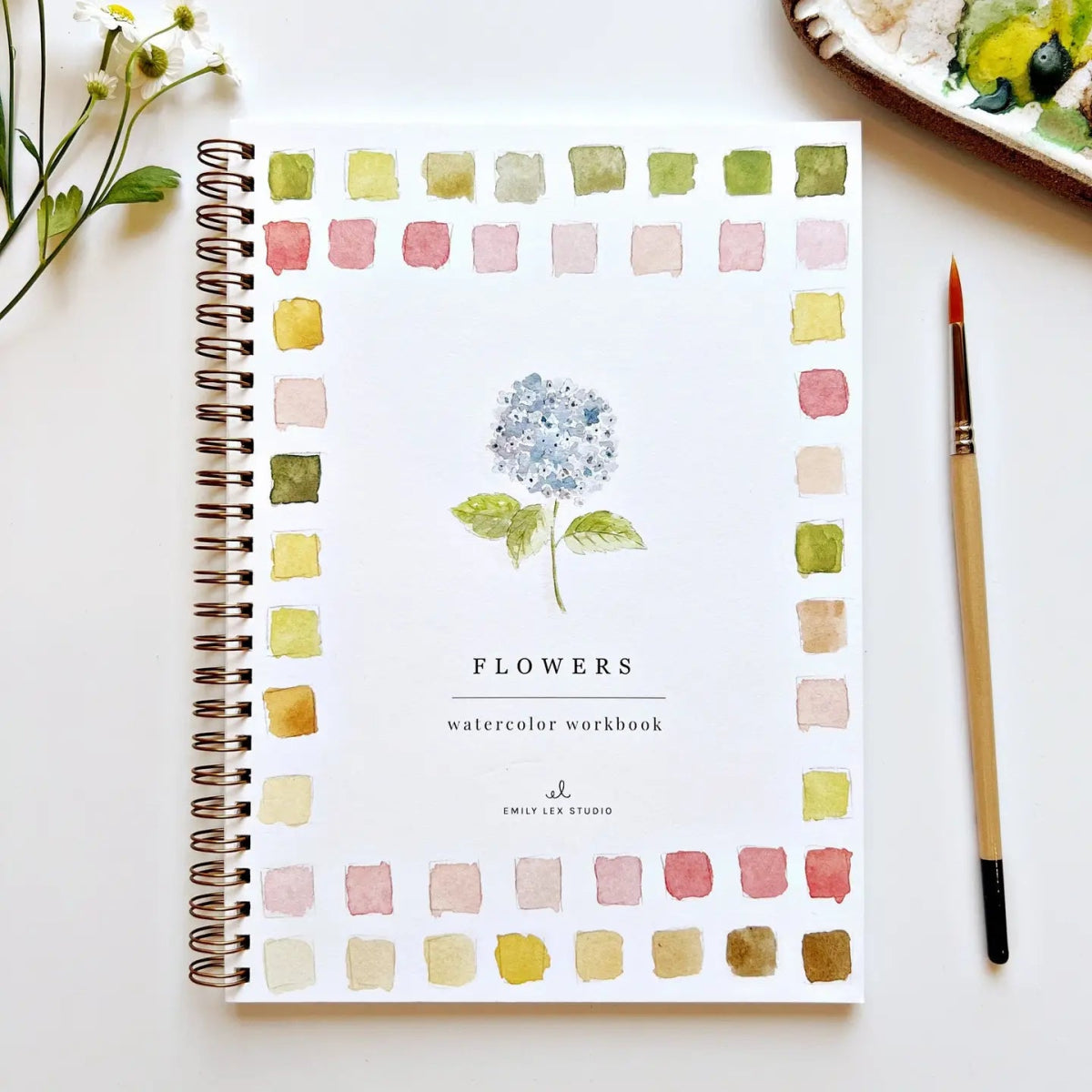 Flowers Watercolor Workbook - Napa Valley Wildflower Co.