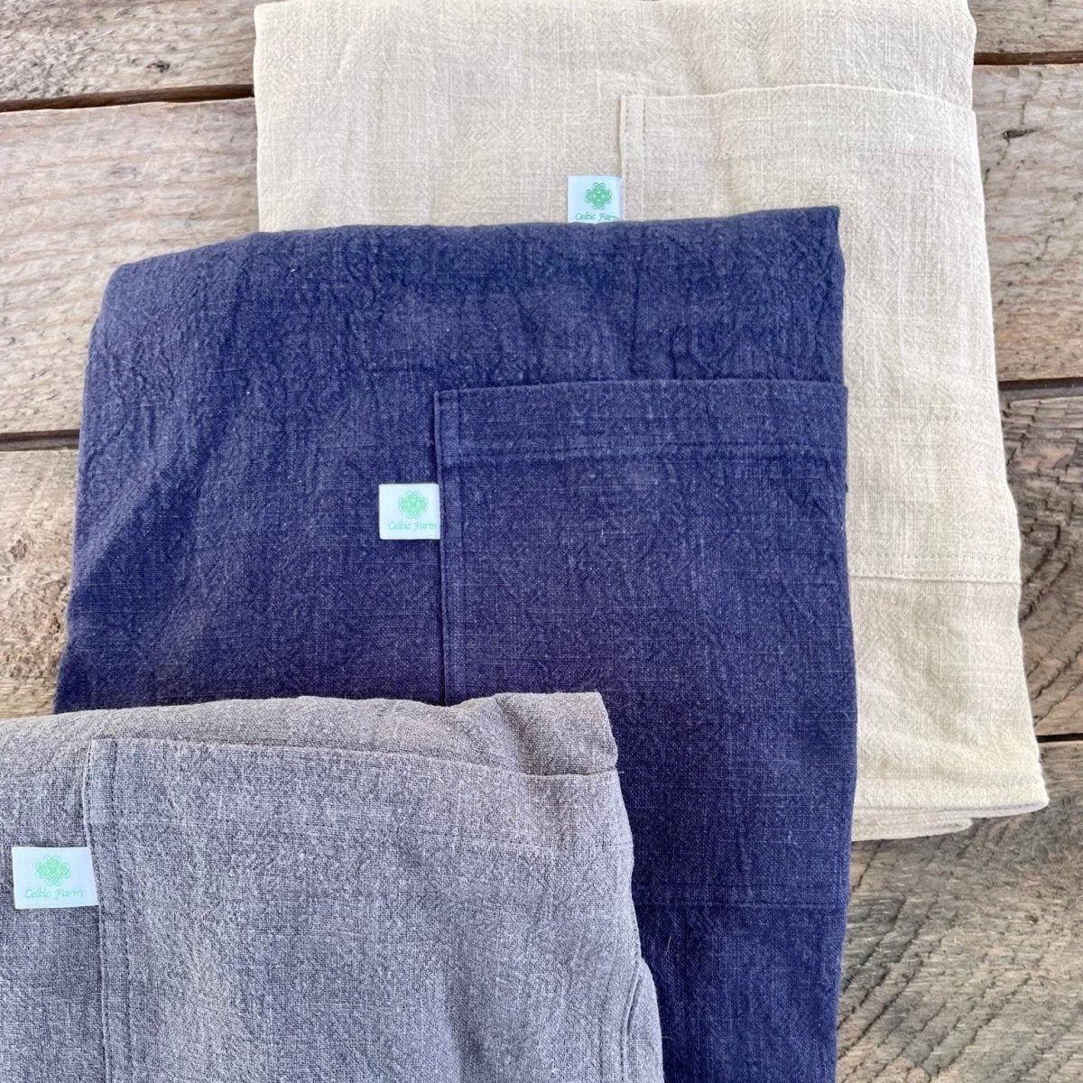 French Style Linen Crossback Apron - Napa Valley Wildflower Co.