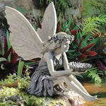 Garden Faerie Holding a Sunflower - Napa Valley Wildflower Co.
