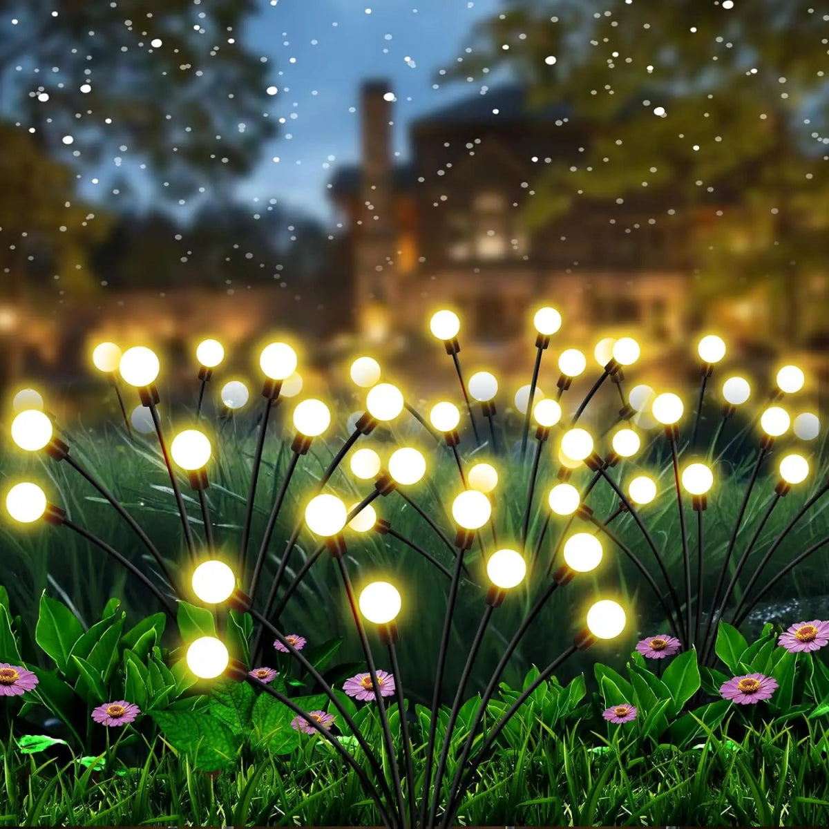 Garden Lights - New Upgraded Solar Powered Firefly Garden Lights - Napa Valley Wildflower Co.