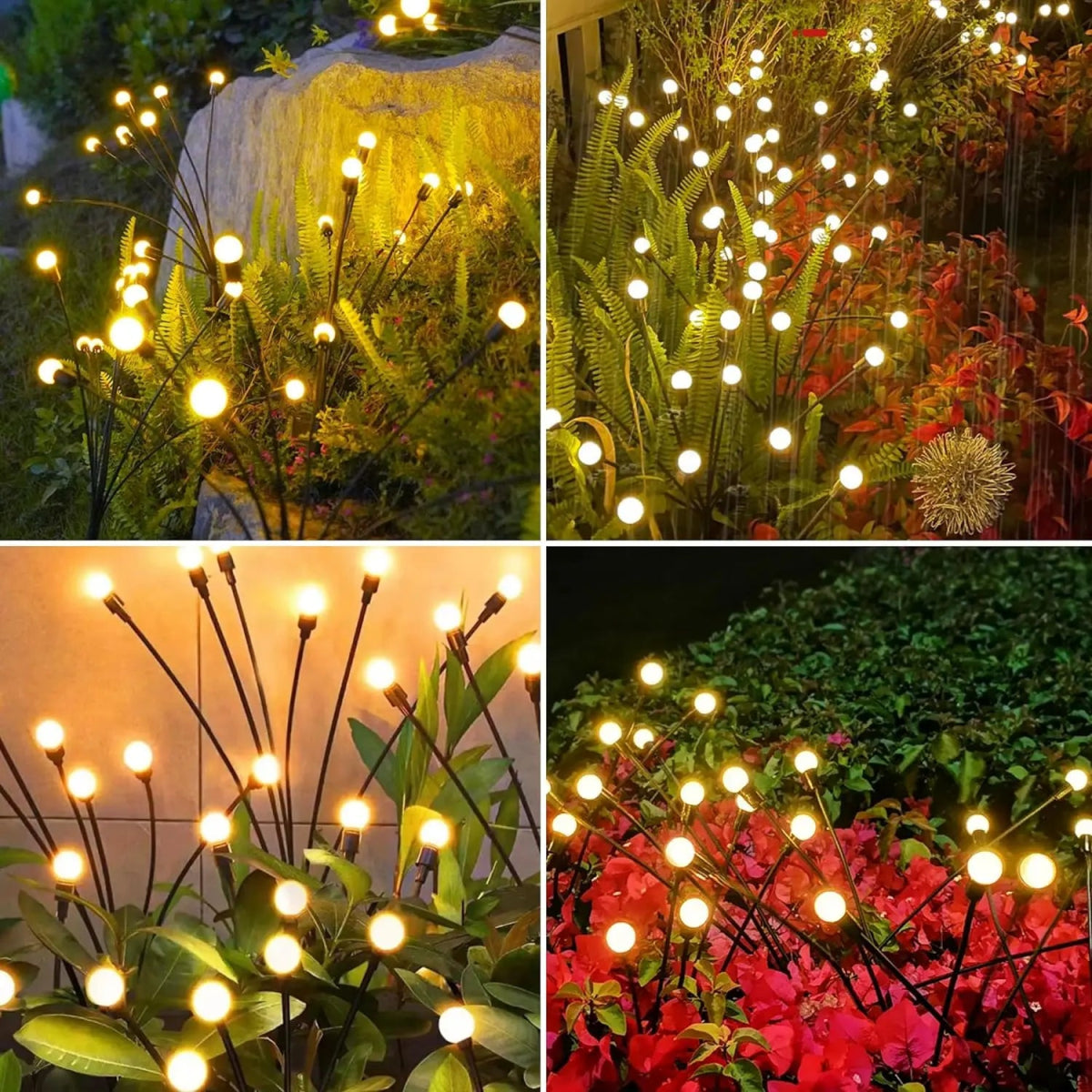 Garden Lights - New Upgraded Solar Powered Firefly Garden Lights - Napa Valley Wildflower Co.