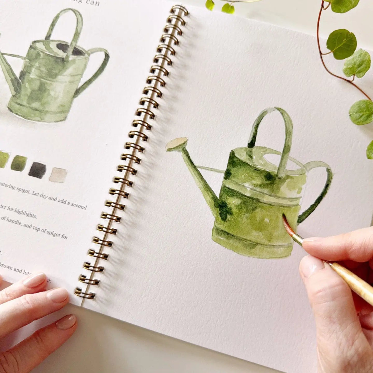 Garden Watercolor Workbook - Napa Valley Wildflower Co.