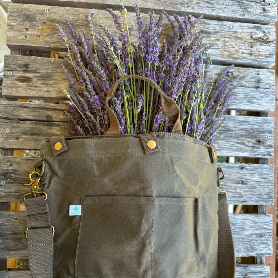 Gardener's Multipurpose Shoulder Bag | For Tools, the Market or Harvest - Napa Valley Wildflower Co.