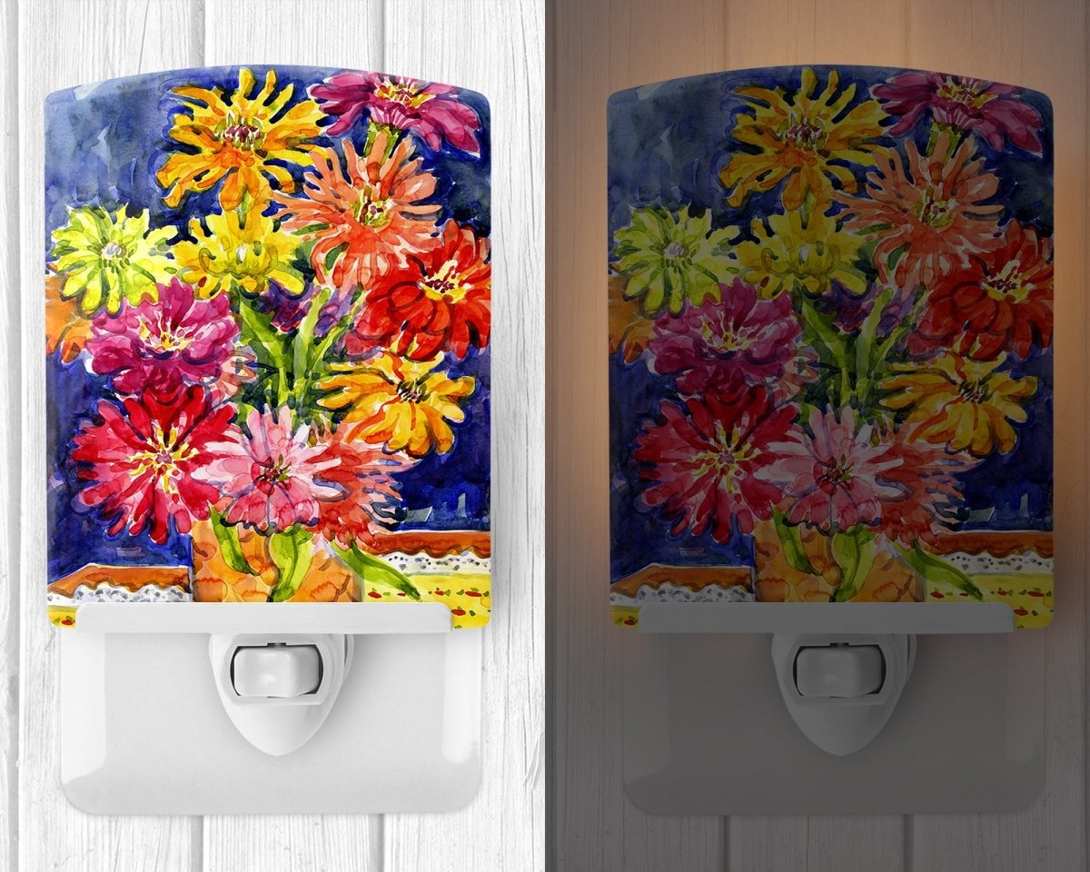 Gerber Daisies Ceramic Nightlight - Napa Valley Wildflower Co.