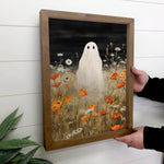 Ghost in Wildflowers | Framed Canvas Art - Napa Valley Wildflower Co.