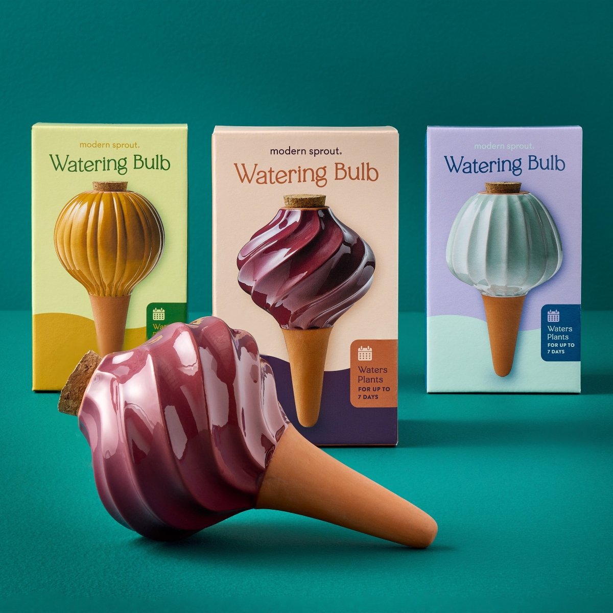 Glazed Terracotta Watering Bulbs (10oz) - Napa Valley Wildflower Co.