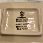 Hand - painted Polish Floral Ceramic Soap Dish - Flower Meadow - Napa Valley Wildflower Co.