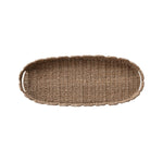 Hand - Woven Bankuan Scalloped Tray with Handles - Napa Valley Wildflower Co.