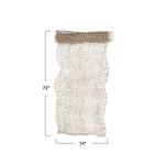 Hand - Woven Natural Banana Leaf Table Runner - Napa Valley Wildflower Co.