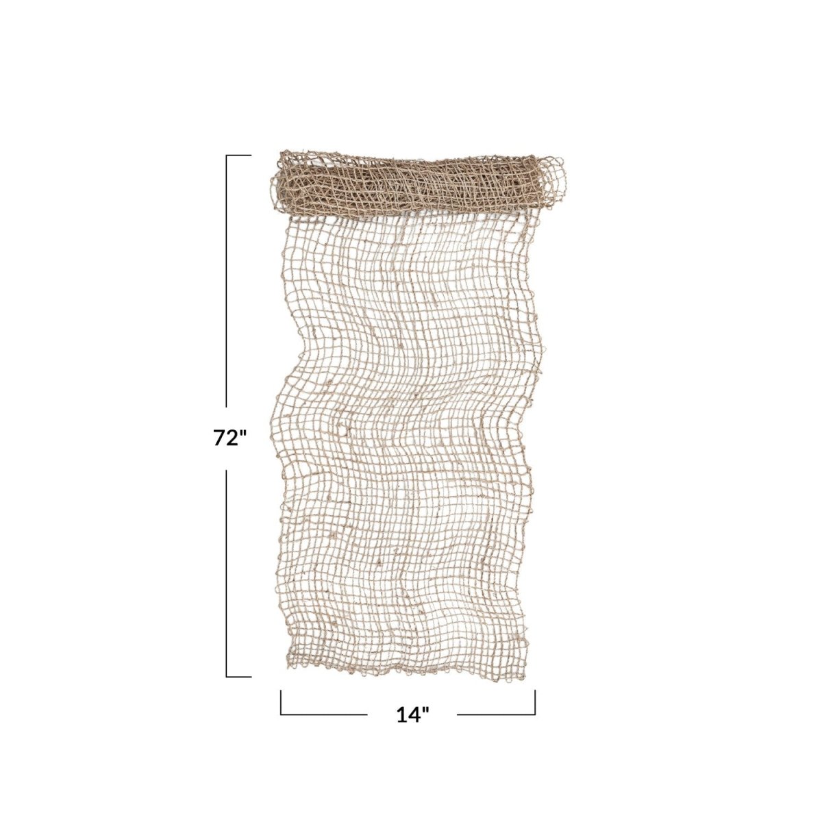 Hand - Woven Natural Banana Leaf Table Runner - Napa Valley Wildflower Co.
