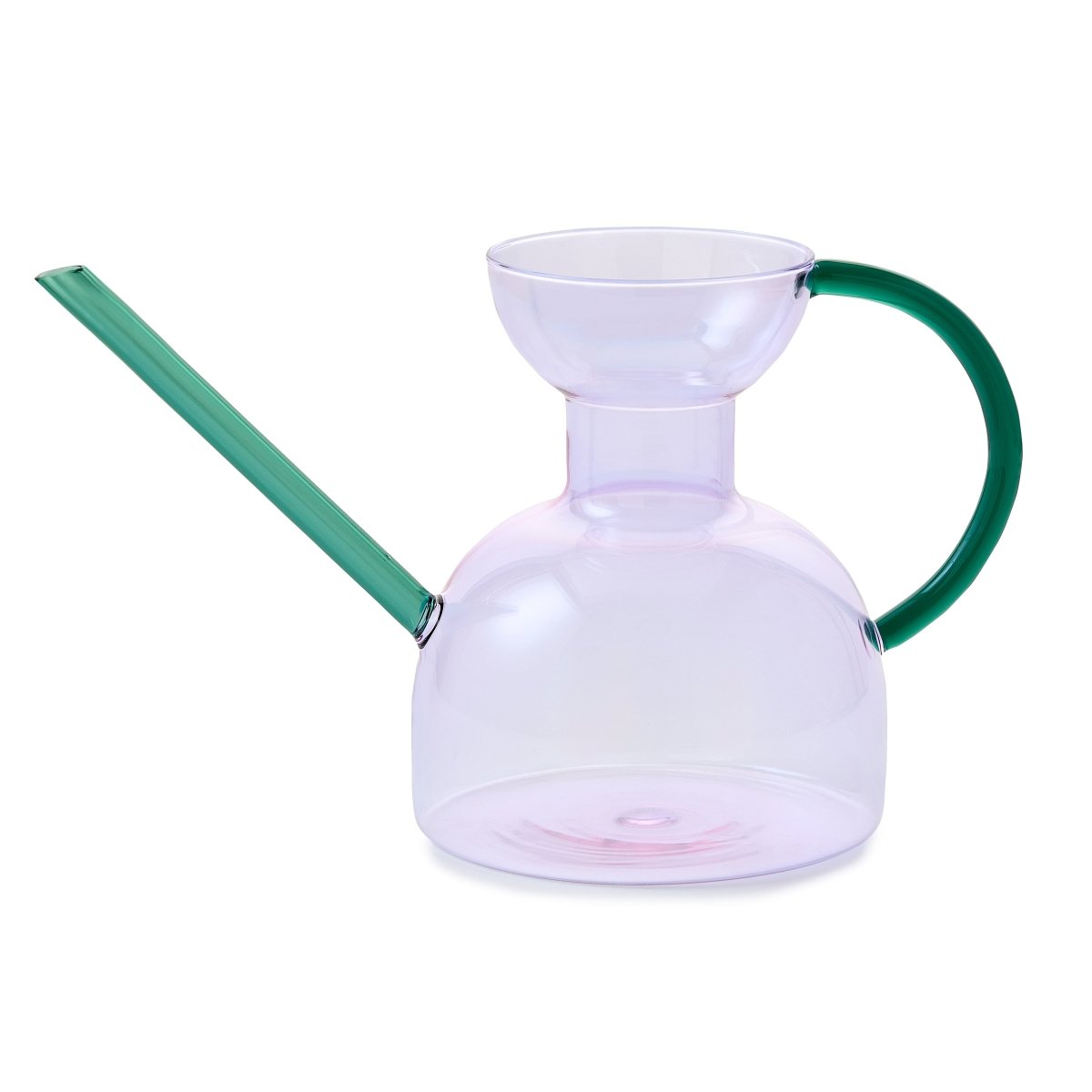 Handcrafted Borosilicate Glass Watering Can - Napa Valley Wildflower Co.