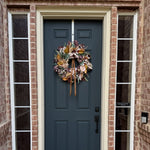 Handcrafted Neutral Fall Wreath - Elegant &amp; Timeless Autumn Decor - Napa Valley Wildflower Co.