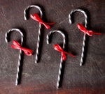 Handcrafted Twisted Steel Candy Cane Ornaments - Napa Valley Wildflower Co.