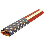 Handmade Wooden American Flag – 27x48 Rustic Reclaimed Redwood Wall Decor (Indoor/Outdoor) - Napa Valley Wildflower Co.