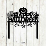Happy Halloween Metal Yard Stake - Napa Valley Wildflower Co.