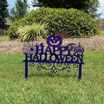 Happy Halloween Metal Yard Stake - Napa Valley Wildflower Co.