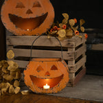 Happy Jack - O' - Lantern Metal Bucket: New for 2025 - Napa Valley Wildflower Co.