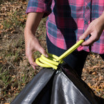 Heavy - Duty Clean - Up Canvas Tarp with Handles – 79" x 73" Yard Waste Hauler - Napa Valley Wildflower Co.