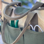 Heavy Waxed Canvas Garden Tool Bag - Napa Valley Wildflower Co.
