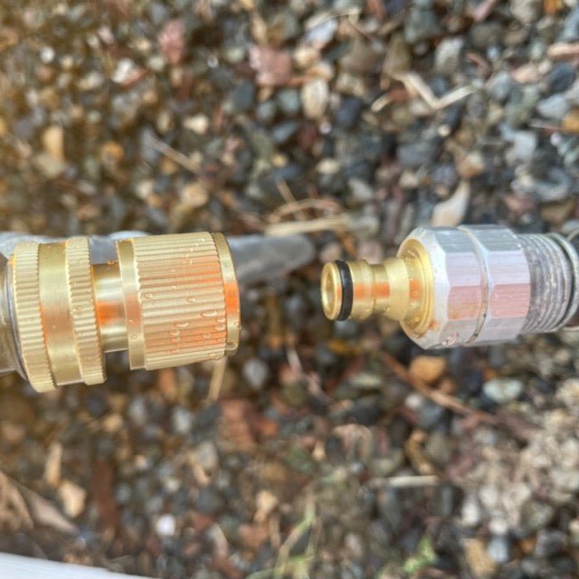 High - Quality Brass Garden Hose Quick Connect Set - Napa Valley Wildflower Co.