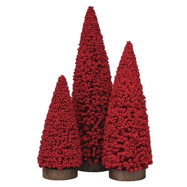 Holiday Berry 3 Tree Set | Winter Forest Display - Napa Valley Wildflower Co.