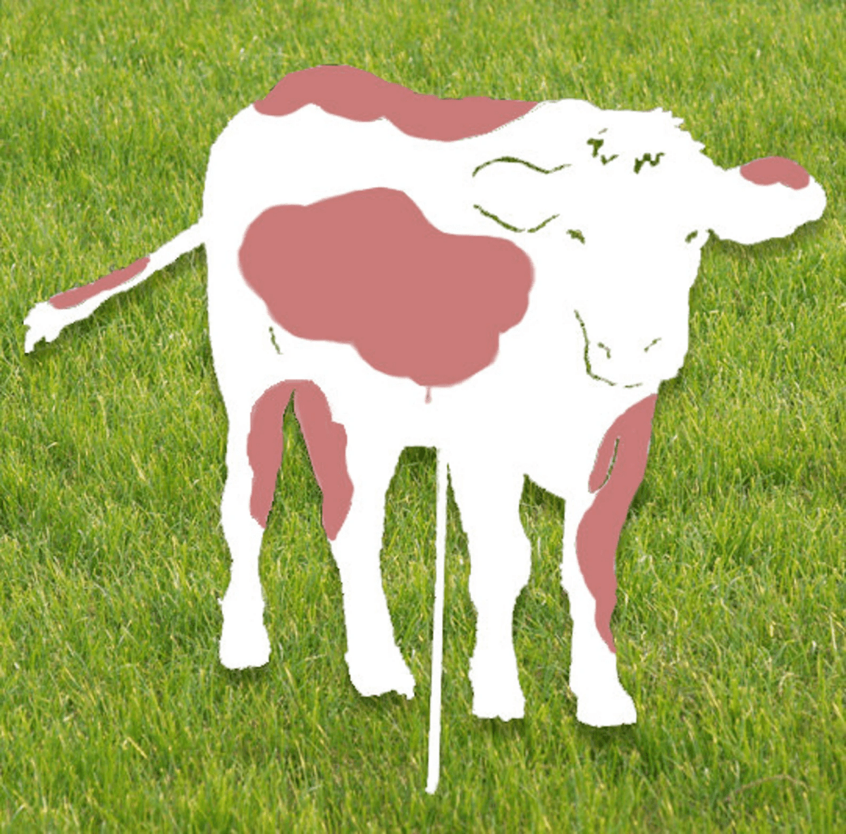 Holstein Dairy Cow Garden Stake or Wall Hanging - Napa Valley Wildflower Co.