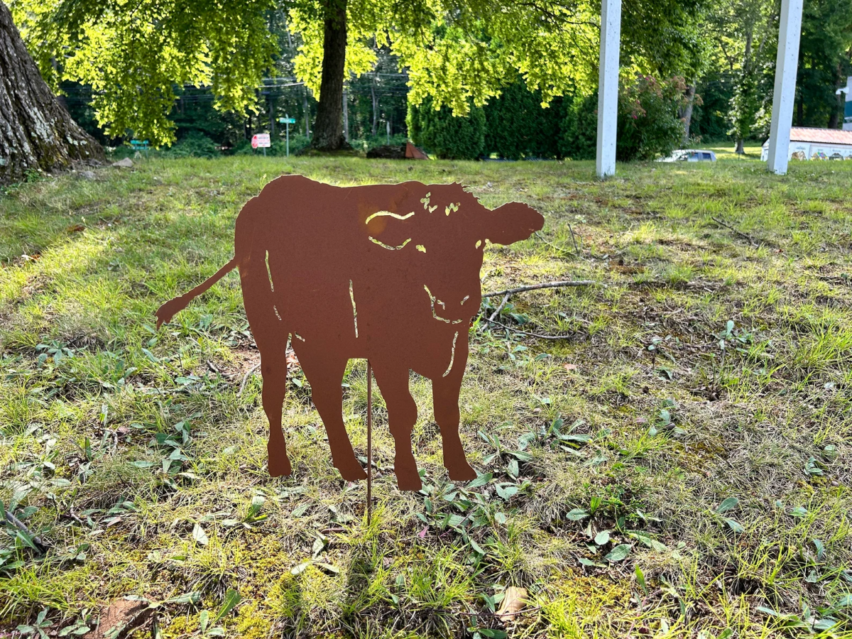 Holstein Dairy Cow Garden Stake or Wall Hanging - Napa Valley Wildflower Co.