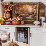 Indoor/Outdoor Metal Pumpkin with Lid - Napa Valley Wildflower Co.