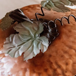 Indoor/Outdoor Metal Pumpkin with Lid - Napa Valley Wildflower Co.
