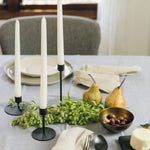 Kent Black Taper Candle Holder, Tall - Napa Valley Wildflower Co.