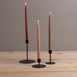 Kent Black Taper Candle Holder, Tall - Napa Valley Wildflower Co.