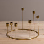Kent Gold Candlestick Wreath, Large - Napa Valley Wildflower Co.