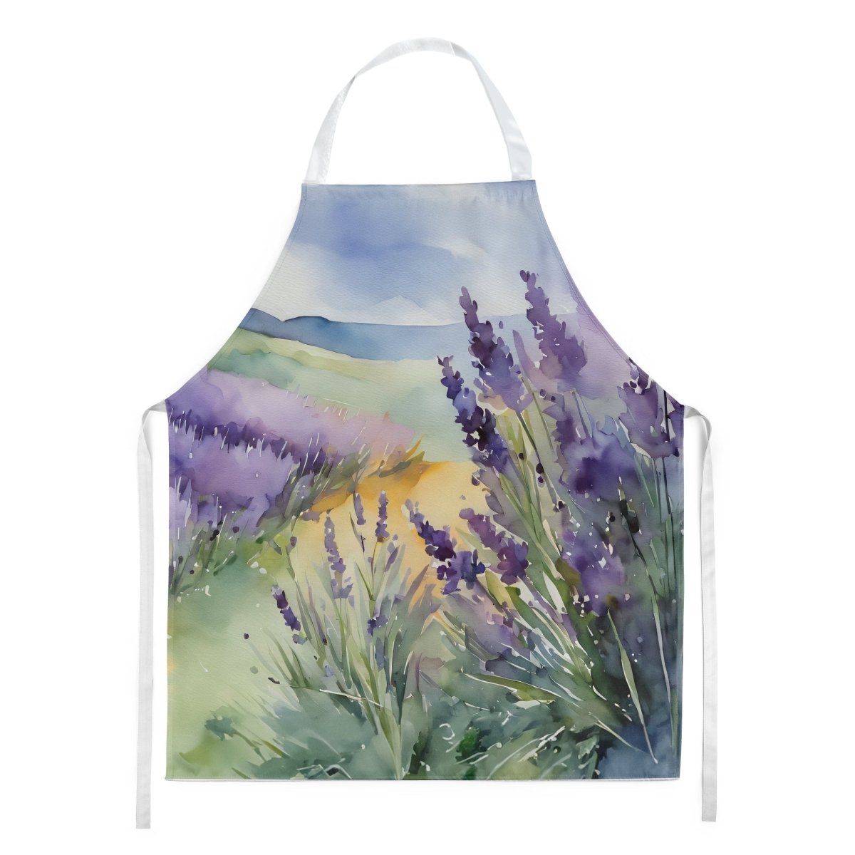 Lavender in Watercolor Apron (Design A) - Napa Valley Wildflower Co.