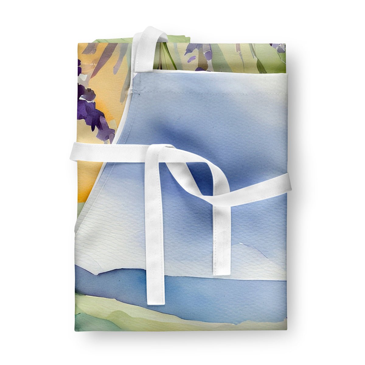 Lavender in Watercolor Apron (Design A) - Napa Valley Wildflower Co.
