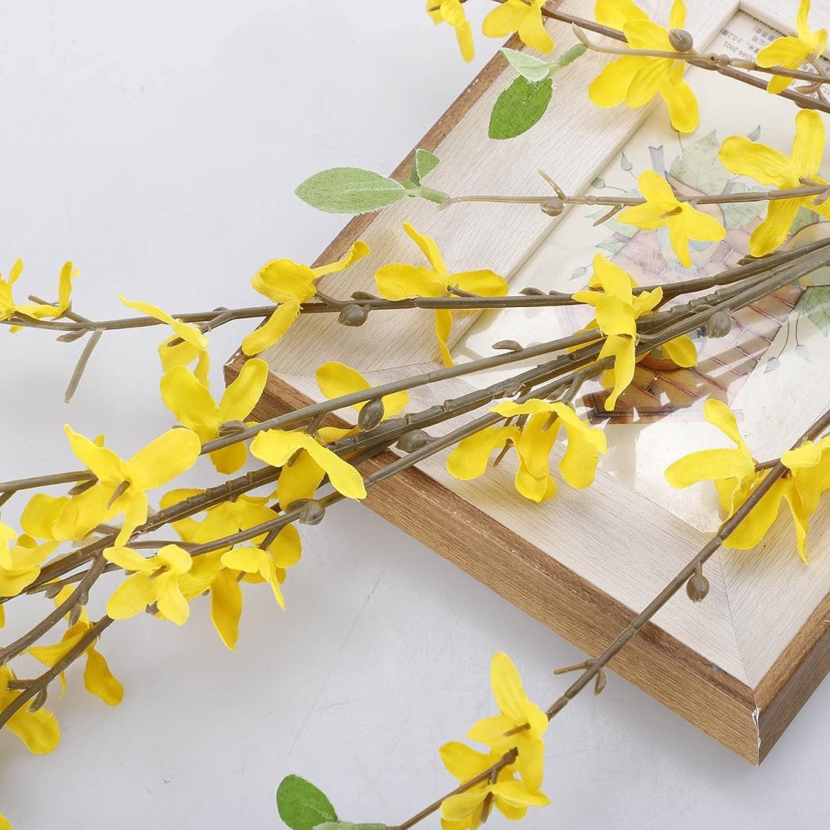 Lifelike Faux Forsythia Branch - Year - Round Spring Magic - Napa Valley Wildflower Co.