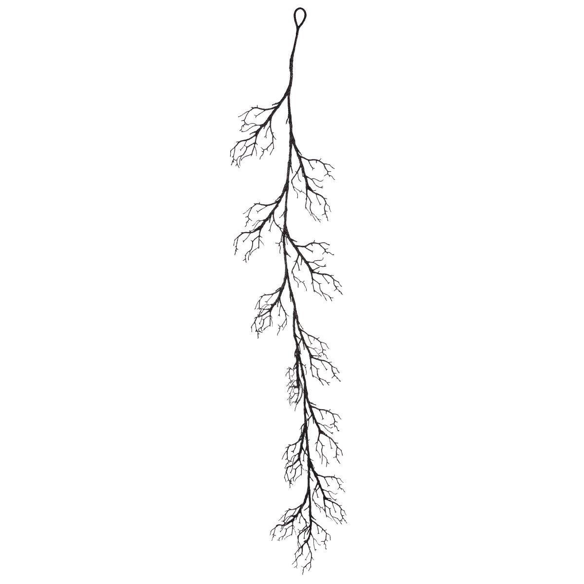 Lit Black Twig Halloween Garland - Dual Color Thrill - Napa Valley Wildflower Co.