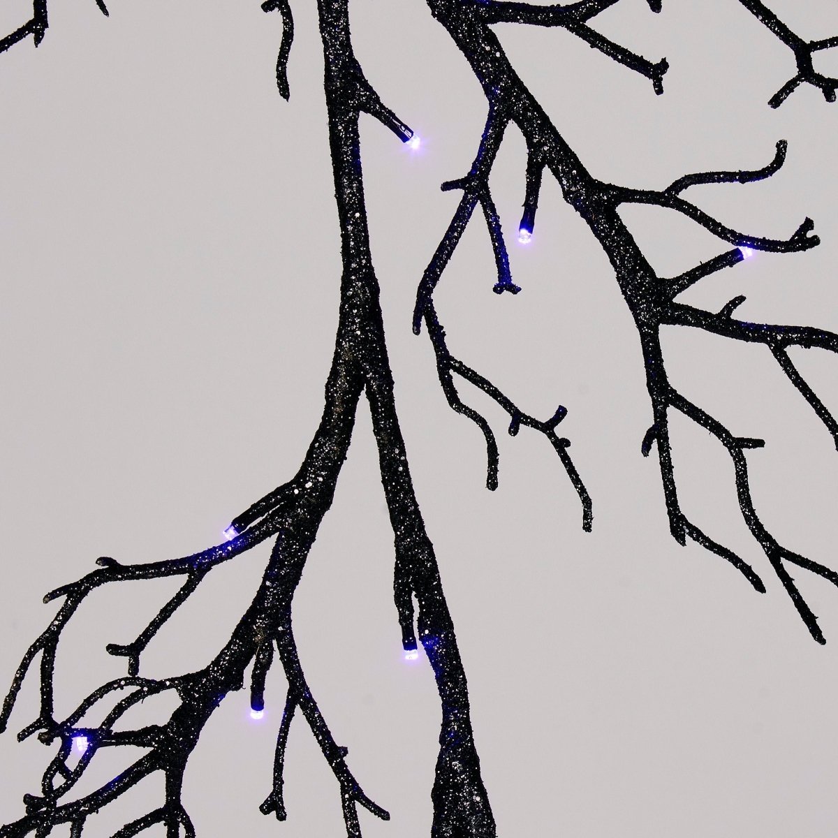Lit Black Twig Halloween Garland - Dual Color Thrill - Napa Valley Wildflower Co.
