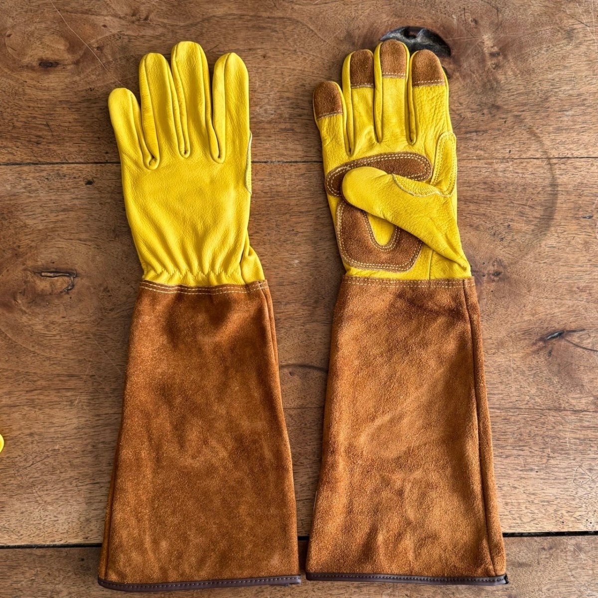 Long Garden Gloves | Soft Cowhide - Napa Valley Wildflower Co.