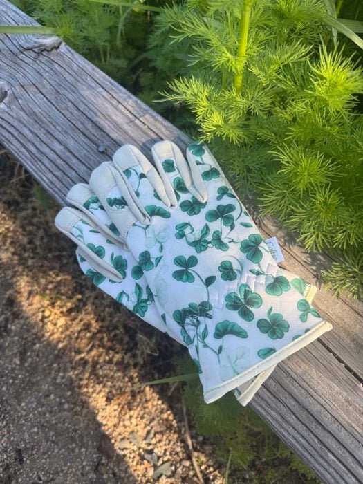 Luck in the Garden? "The Seamair" Clover Gardening Gloves - Napa Valley Wildflower Co.
