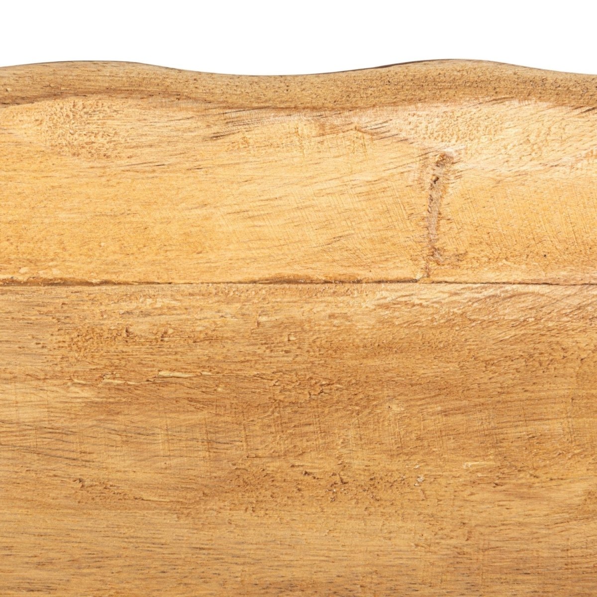 Mango Wood Scalloped Edge Tray - Napa Valley Wildflower Co.