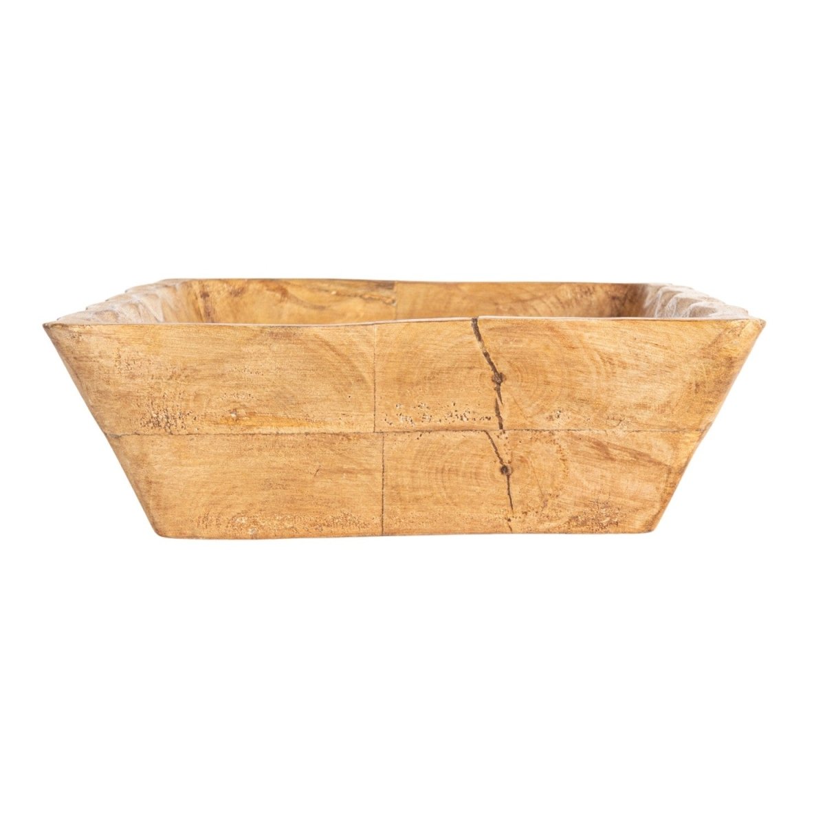 Mango Wood Scalloped Edge Tray - Napa Valley Wildflower Co.