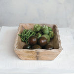 Mango Wood Scalloped Edge Tray - Napa Valley Wildflower Co.