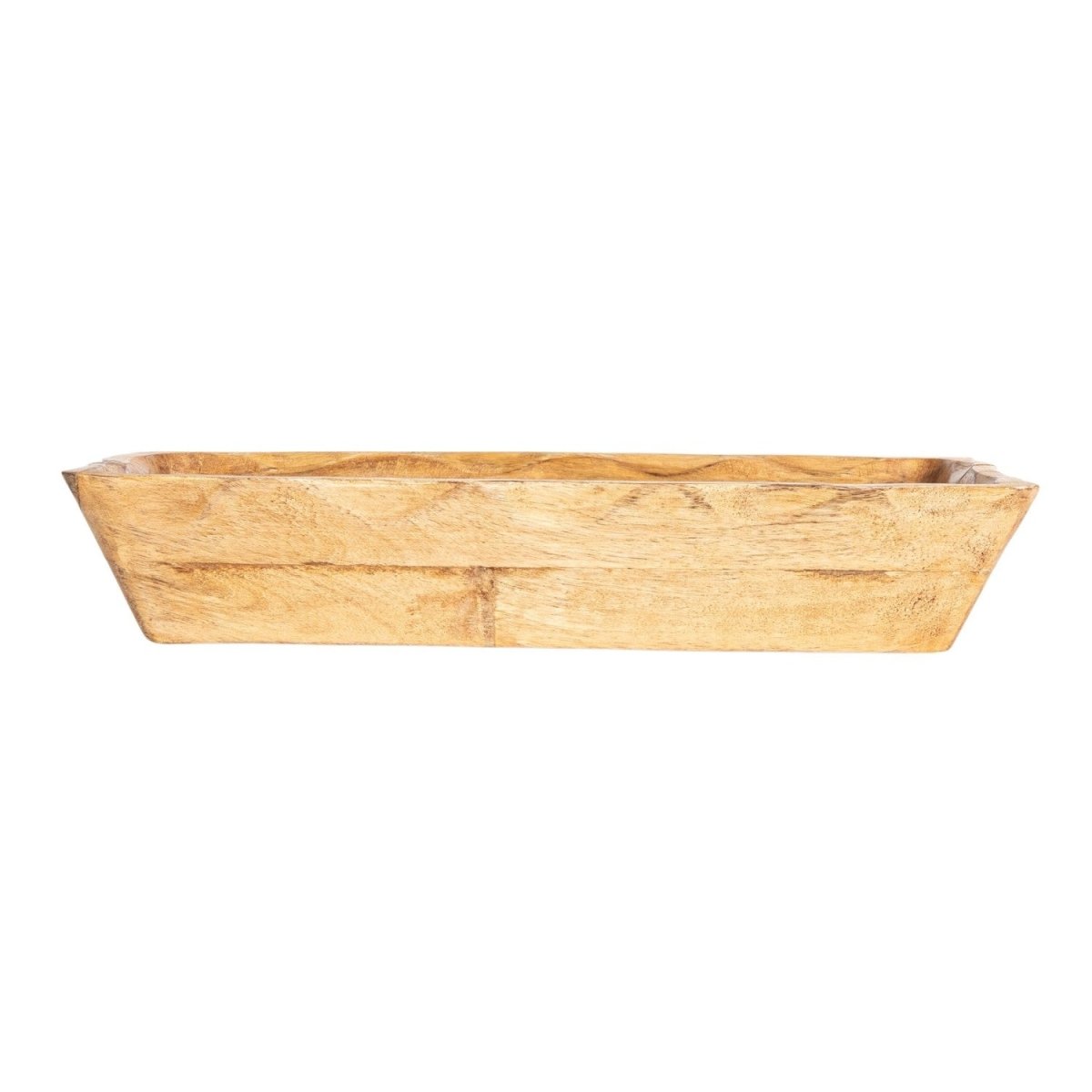 Mango Wood Scalloped Edge Tray - Napa Valley Wildflower Co.