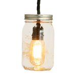 Mason Jar Pendant Lights with Vintage Edison Bulb - Napa Valley Wildflower Co.