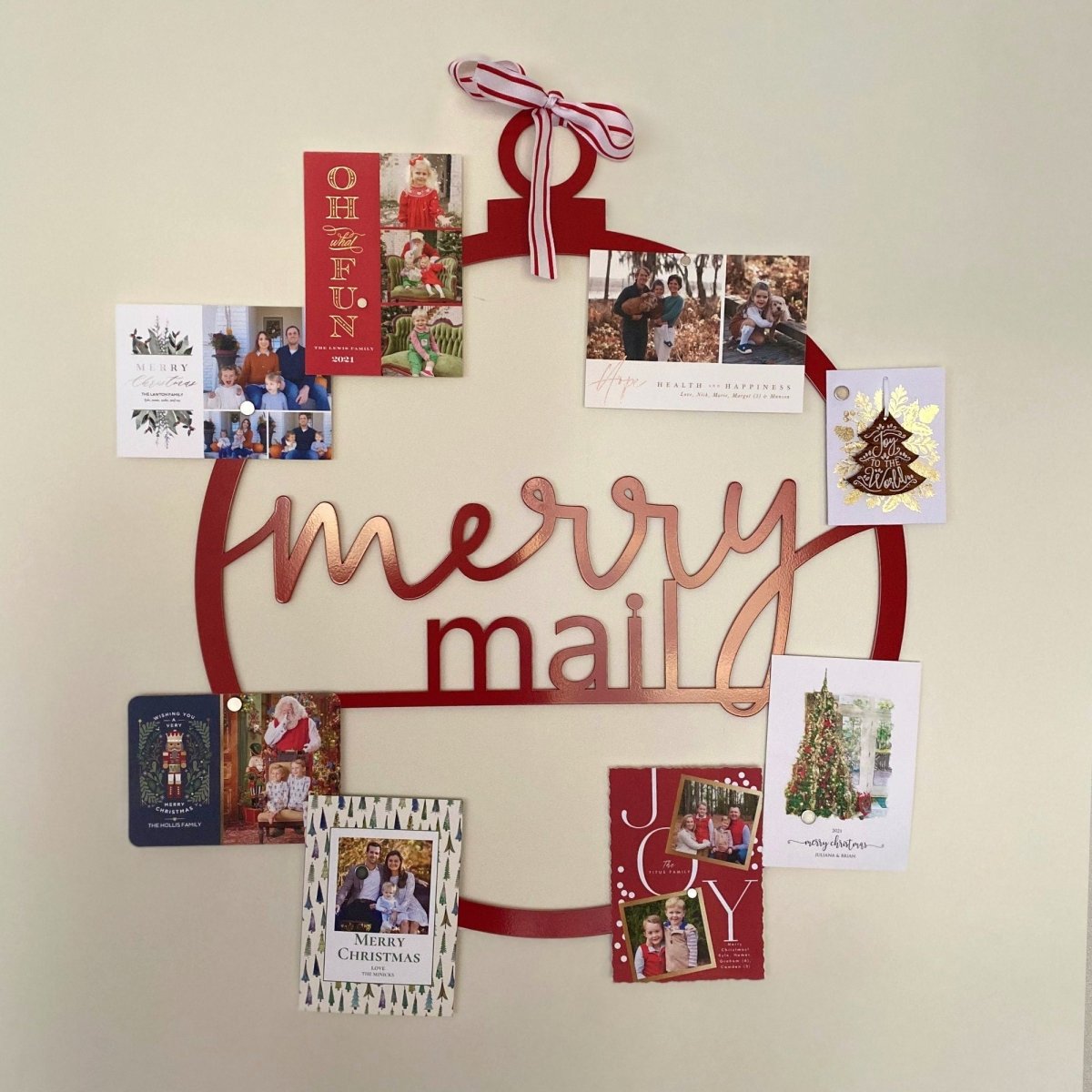 Merry Mail Christmas Metal Sign - Napa Valley Wildflower Co.