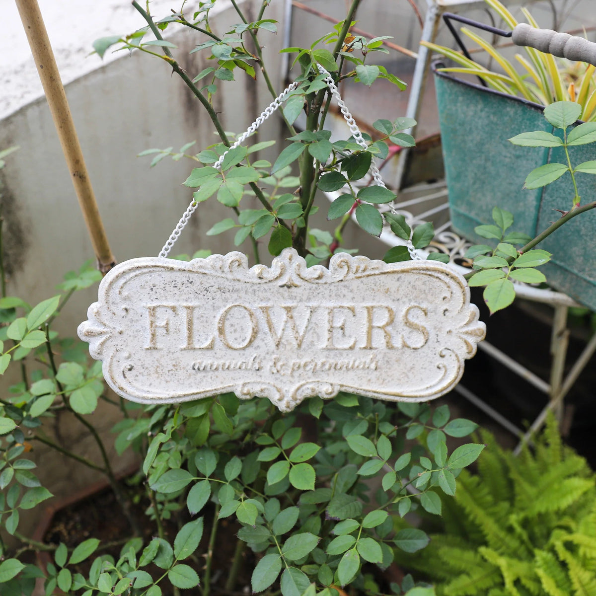 Metal Flowers Garden Sign - Napa Valley Wildflower Co.