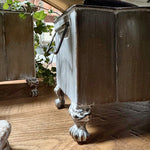 Metal Footed Planters, Set of Two - Napa Valley Wildflower Co.