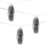 Metallic Marrakesh Star Solar String Lights – 10 Lantern Outdoor Set (15 ft) - Napa Valley Wildflower Co.